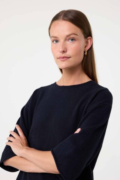 Mer tee night blue Knit-ted