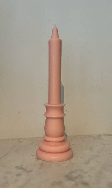 Kandelaar S roze Studio Lont