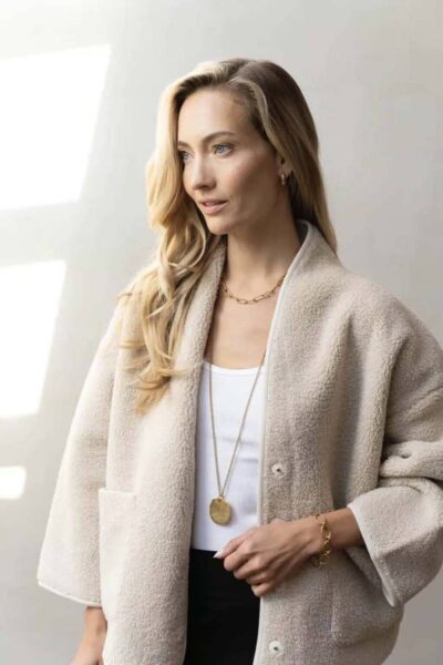 Lange ketting grote vintage hanger Ellen Beekmans