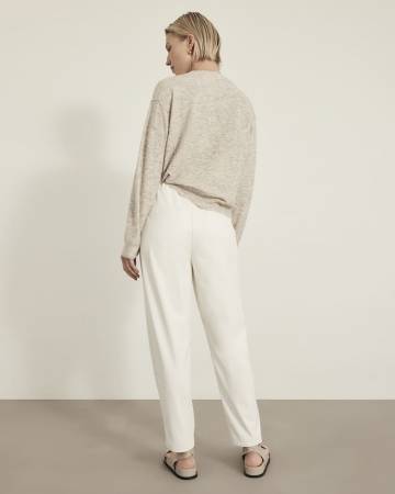 Sally pant off white Knit-ted