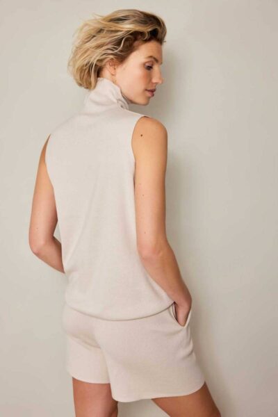 Nora top buttermilk Knit-ted