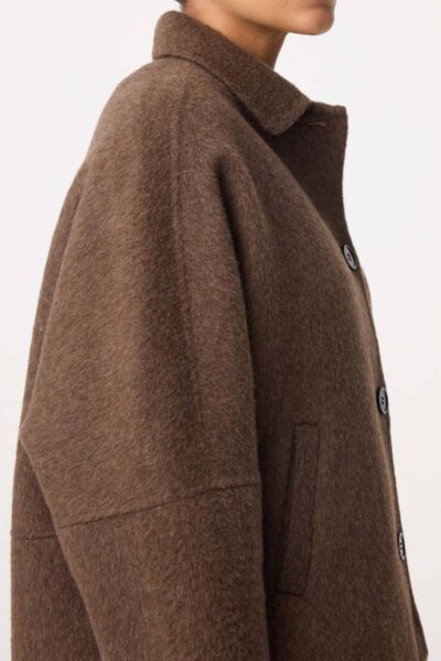 Flyn jacket choco Knit-ted
