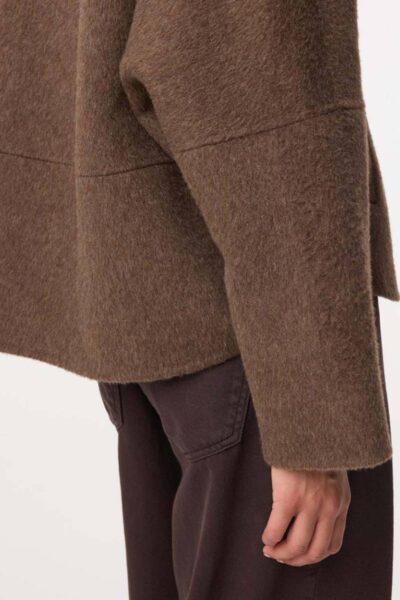 Flyn jacket choco Knit-ted