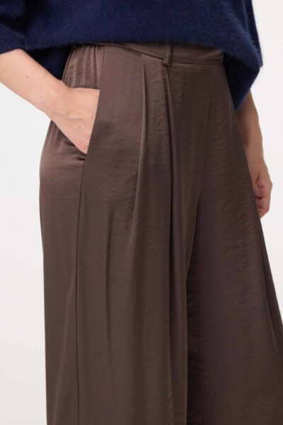 Suze pants choco Knit-ted