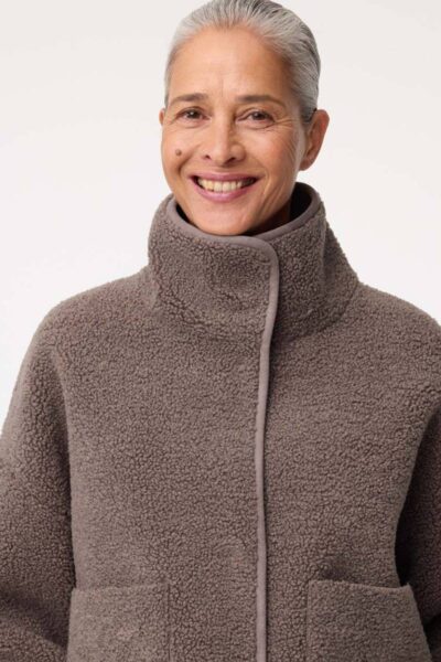 Jill jacket walnut Knit-ted