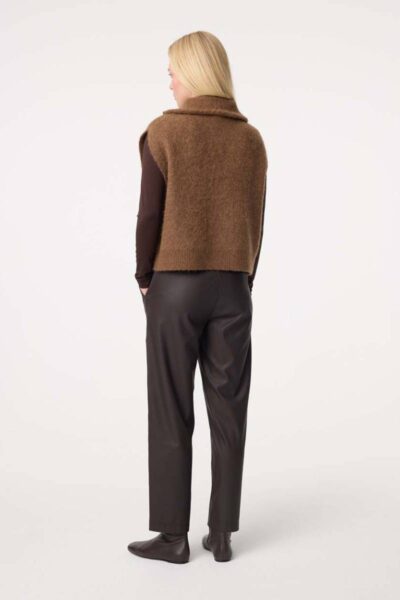 Manny cardigan mid brown Knit-ted