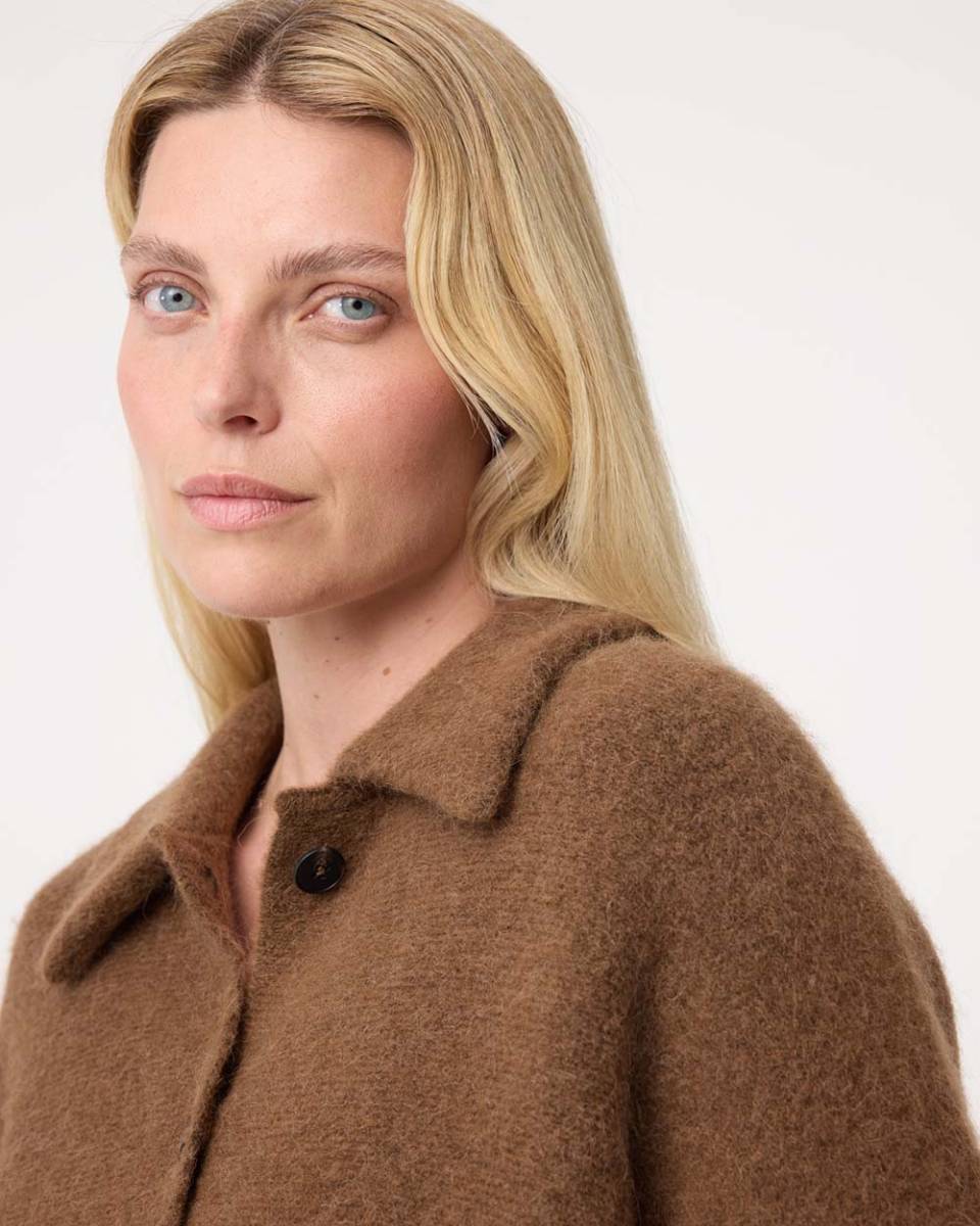 Gigi cardigan mid brown Knit-ted - Afbeelding 4
