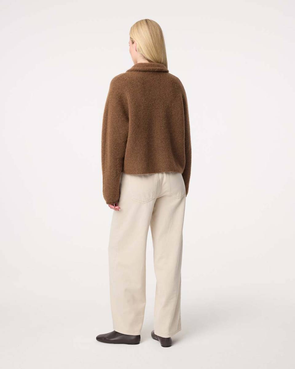 Gigi cardigan mid brown Knit-ted - Afbeelding 3