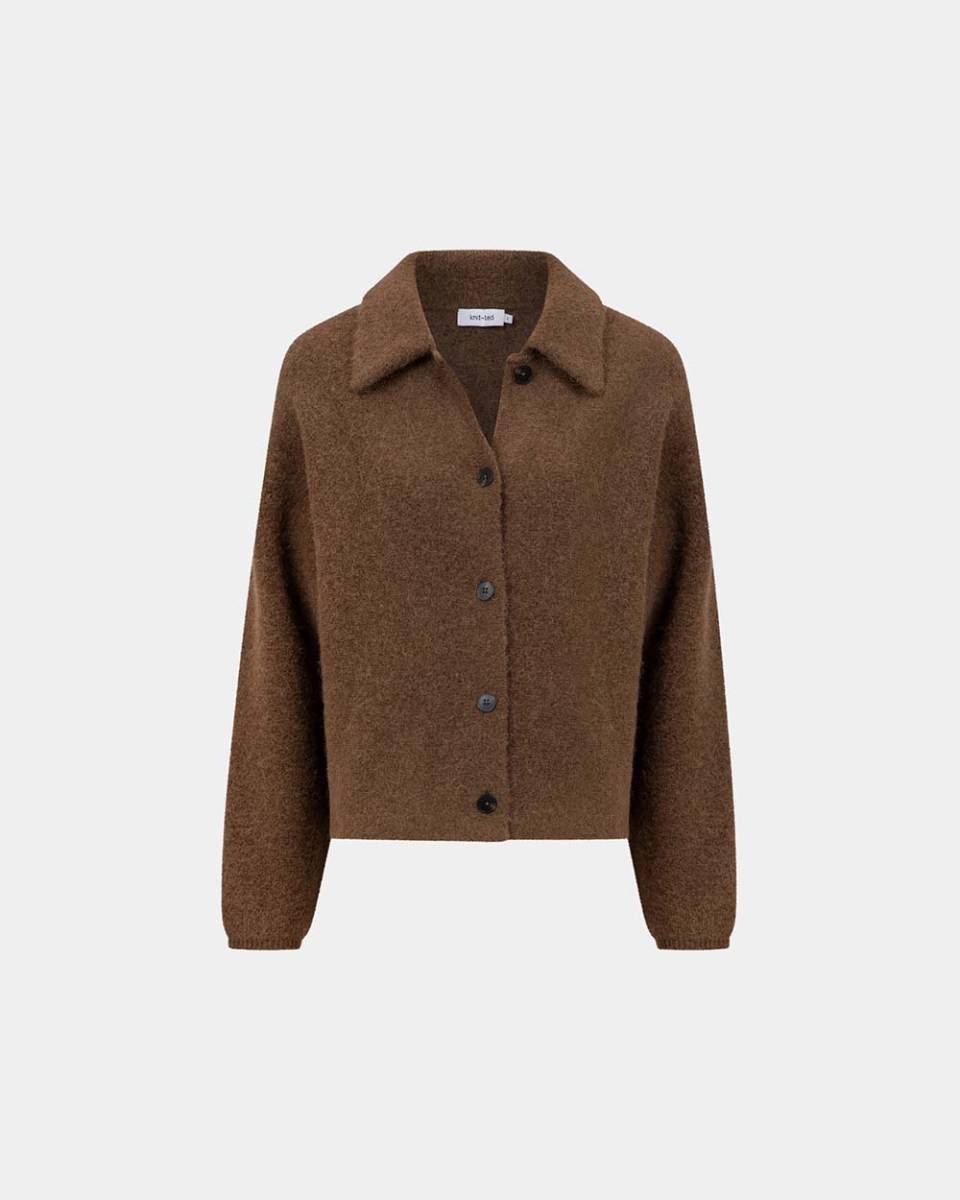 Gigi cardigan mid brown Knit-ted - Afbeelding 6