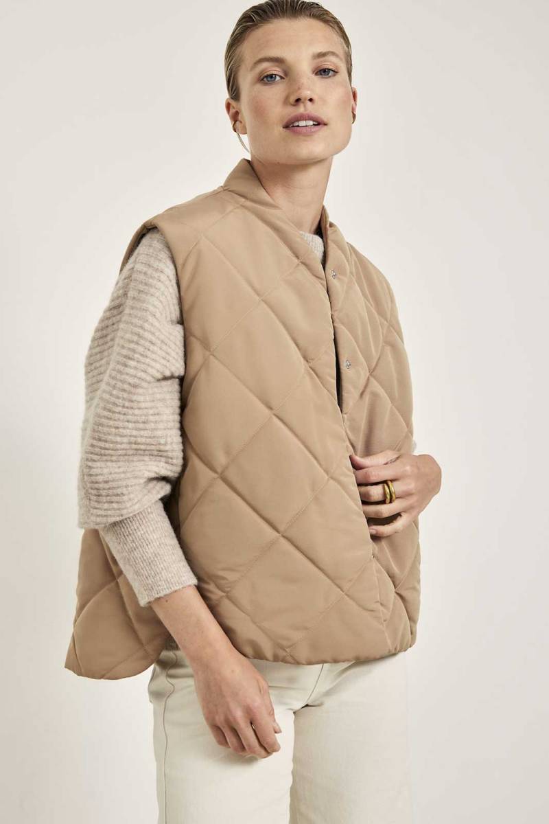 Kimberly jacket toffee Knit-ted