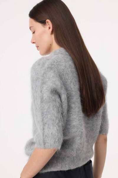 Sherman top mid grey Knit-ted