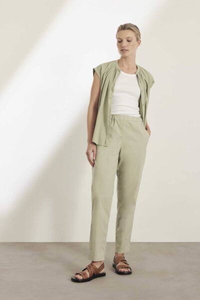 Merel pant green tea Knit-ted