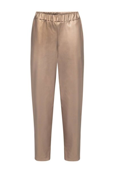 Sally pant metallic bronze Knit-ted