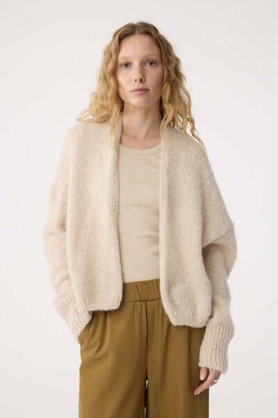 Becky cardigan sand Knit-ted
