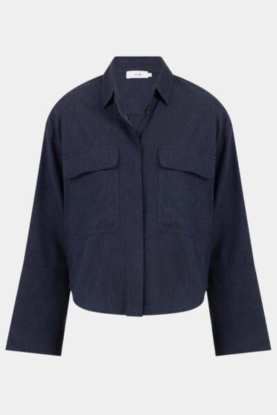Cara blouse night blue Knit-ted