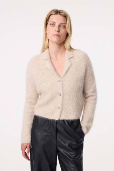 Niki cardigan creme Knit-ted