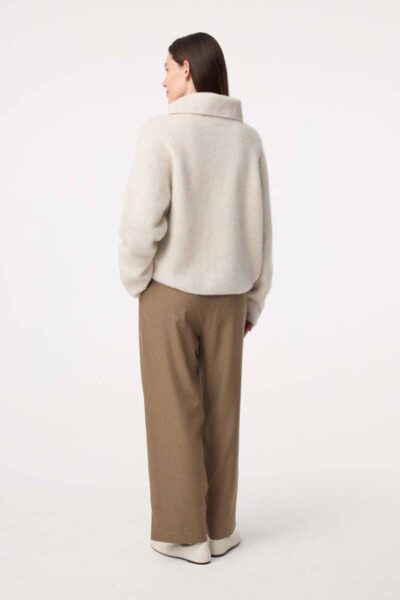 Milo cardigan greige Knit-ted