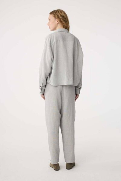 Babette blouse grey Knit-ted