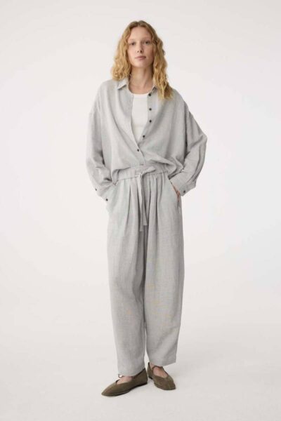 Babette blouse grey Knit-ted