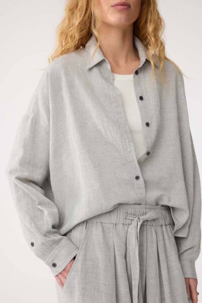 Babette blouse grey Knit-ted