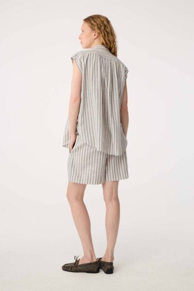 Rose blouse blue Knit-ted