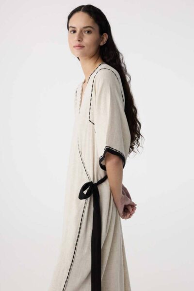 Maui dress natural Knit-ted