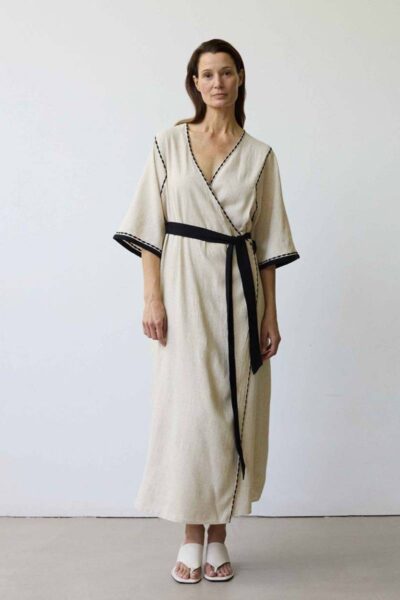 Maui dress natural Knit-ted