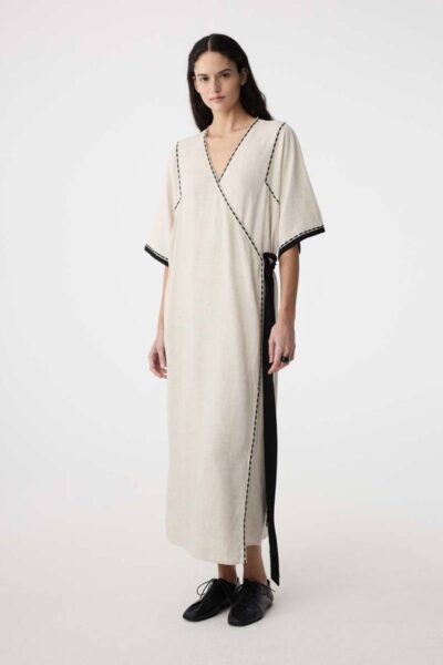 Maui dress natural Knit-ted