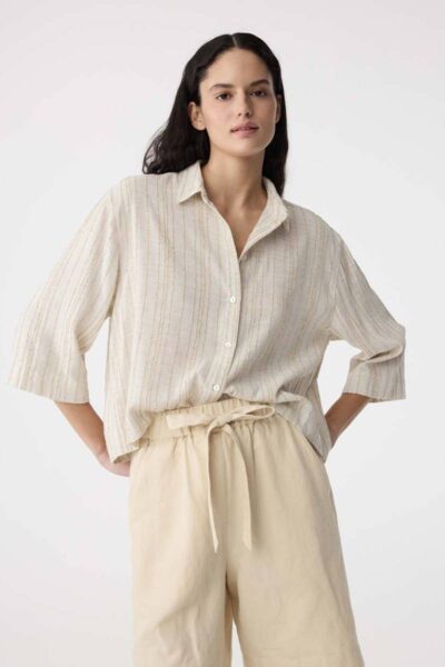 Kimi blouse sand Knit-ted