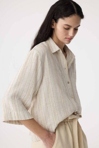 Kimi blouse sand Knit-ted