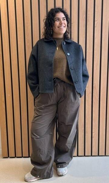 Flyn jacket greige Knit-ted