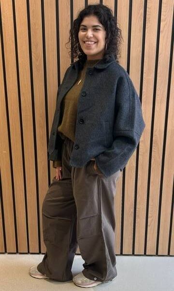 Flyn jacket greige Knit-ted