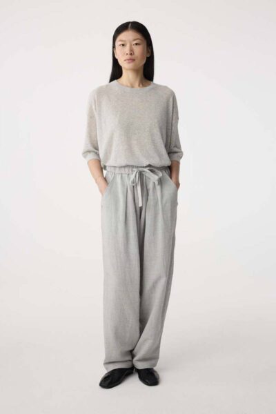 Fanes t-shirt grey melange Knit-ted