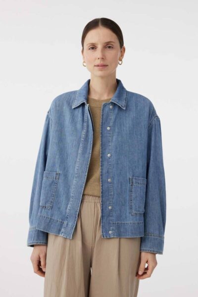 Finn jacket blue Knit-ted