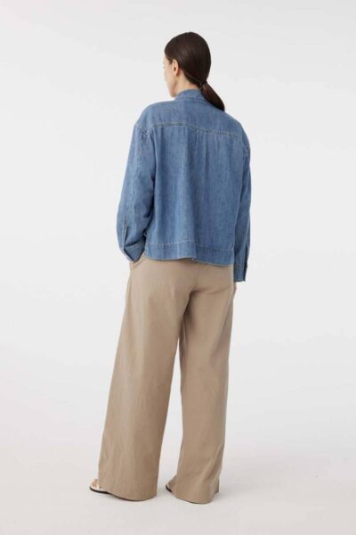 Finn jacket blue Knit-ted