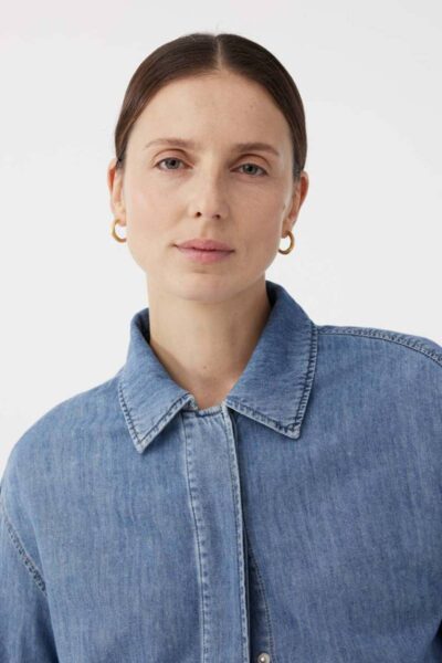 Finn jacket blue Knit-ted