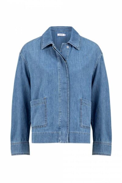 Finn jacket blue Knit-ted
