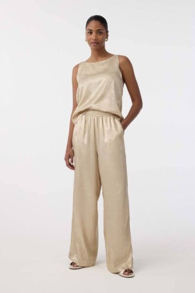 Blake pants gold Knit-ted