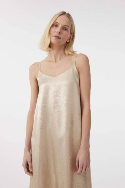 Bibi dress gold Knit-ted