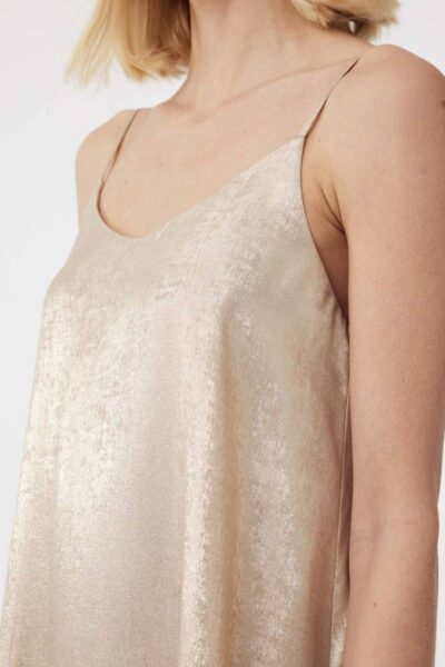 Bibi dress gold Knit-ted