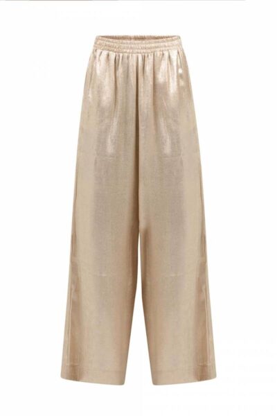 Blake pants gold Knit-ted