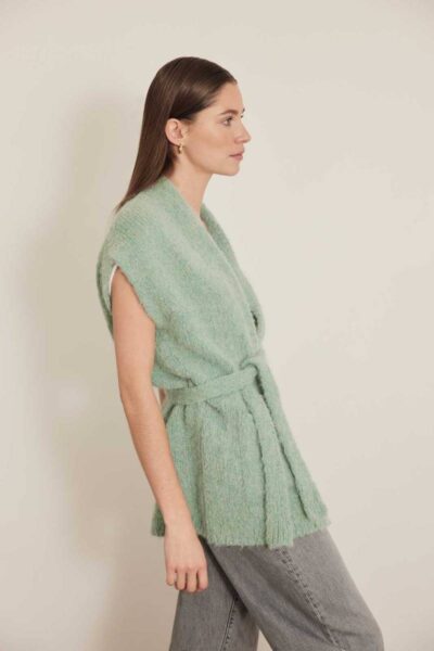 Bernou cardigan mint Knit-ted