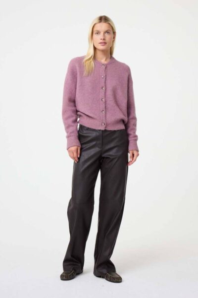 Britney cardigan lilac Knit-ted