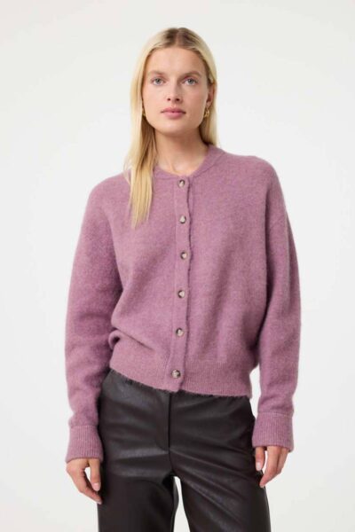 Britney cardigan lilac Knit-ted