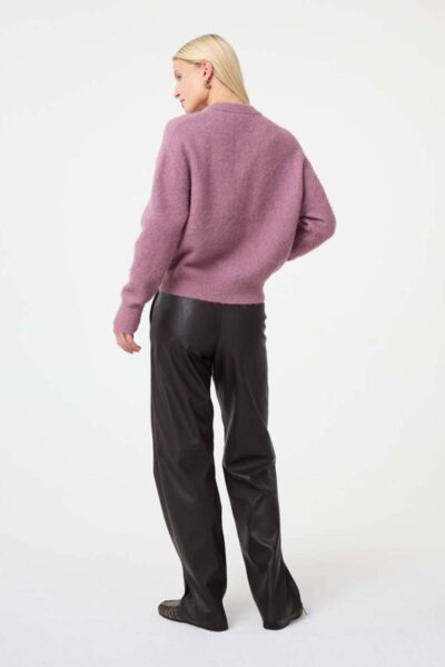 Britney cardigan lilac Knit-ted