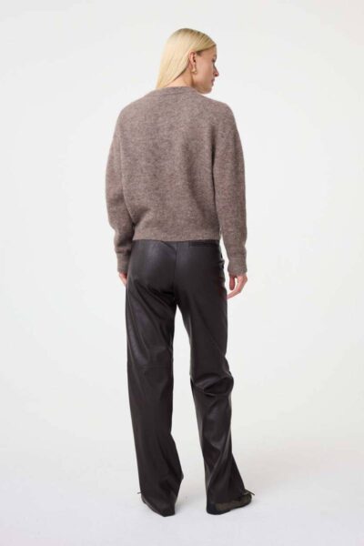 Britney cardigan walnut Knit-ted