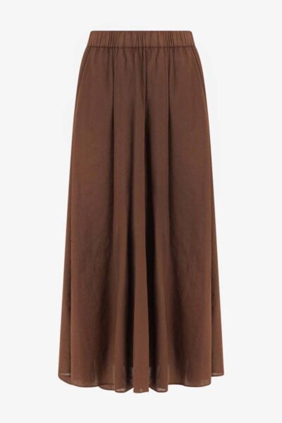 Cato skirt mid brown Knit-ted