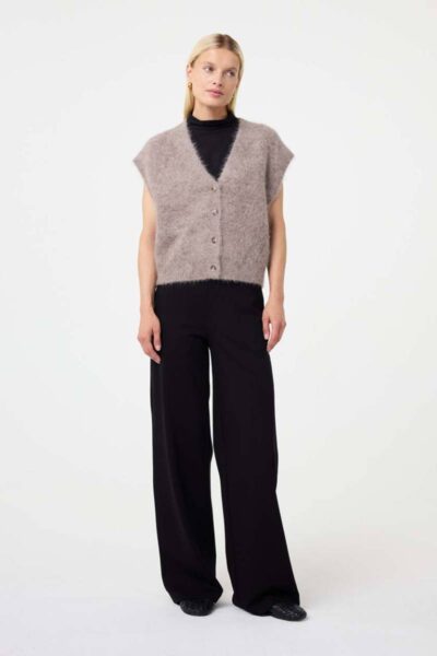 Constanze cardigan mocca Knit-ted