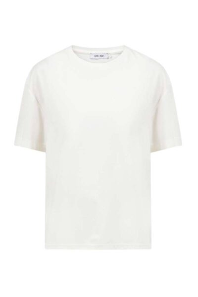 Hazel tee off white Knit-ted