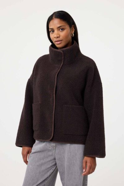 Jill jacket choco Knit-ted
